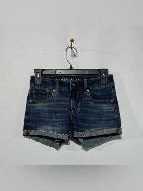 American Eagle Outfitters Super Stretch Shortie Jean Shorts Size 00